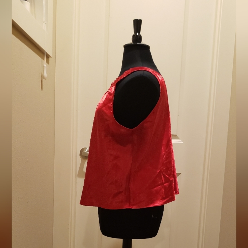 Cato Red Lace-Trimmed Camisole - Picture 2 of 10